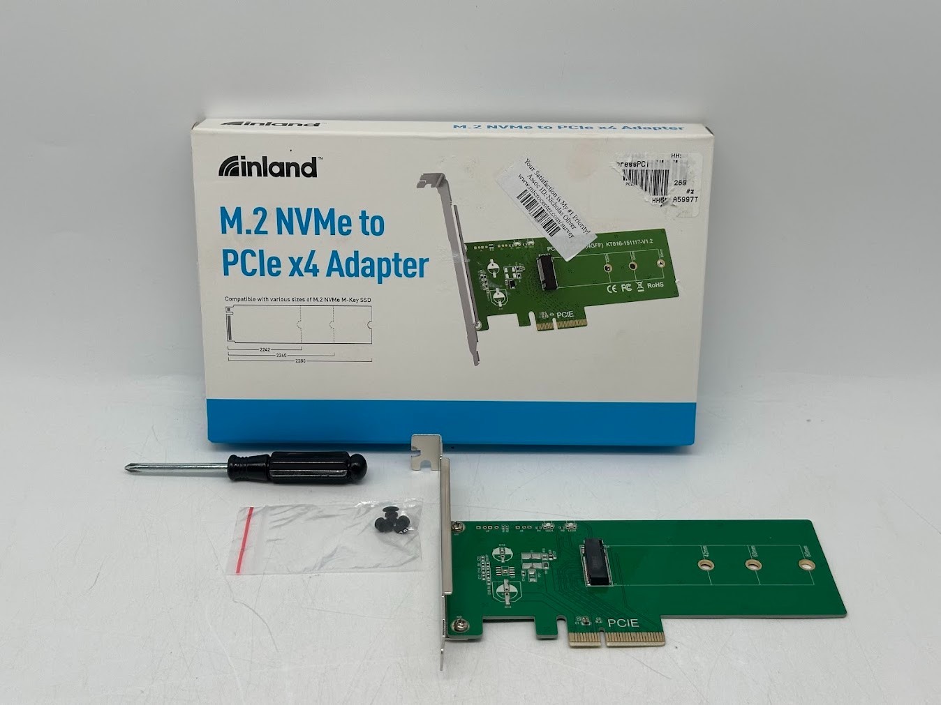 Inland M.2 NVMe SSD PCIe x4 Adapter