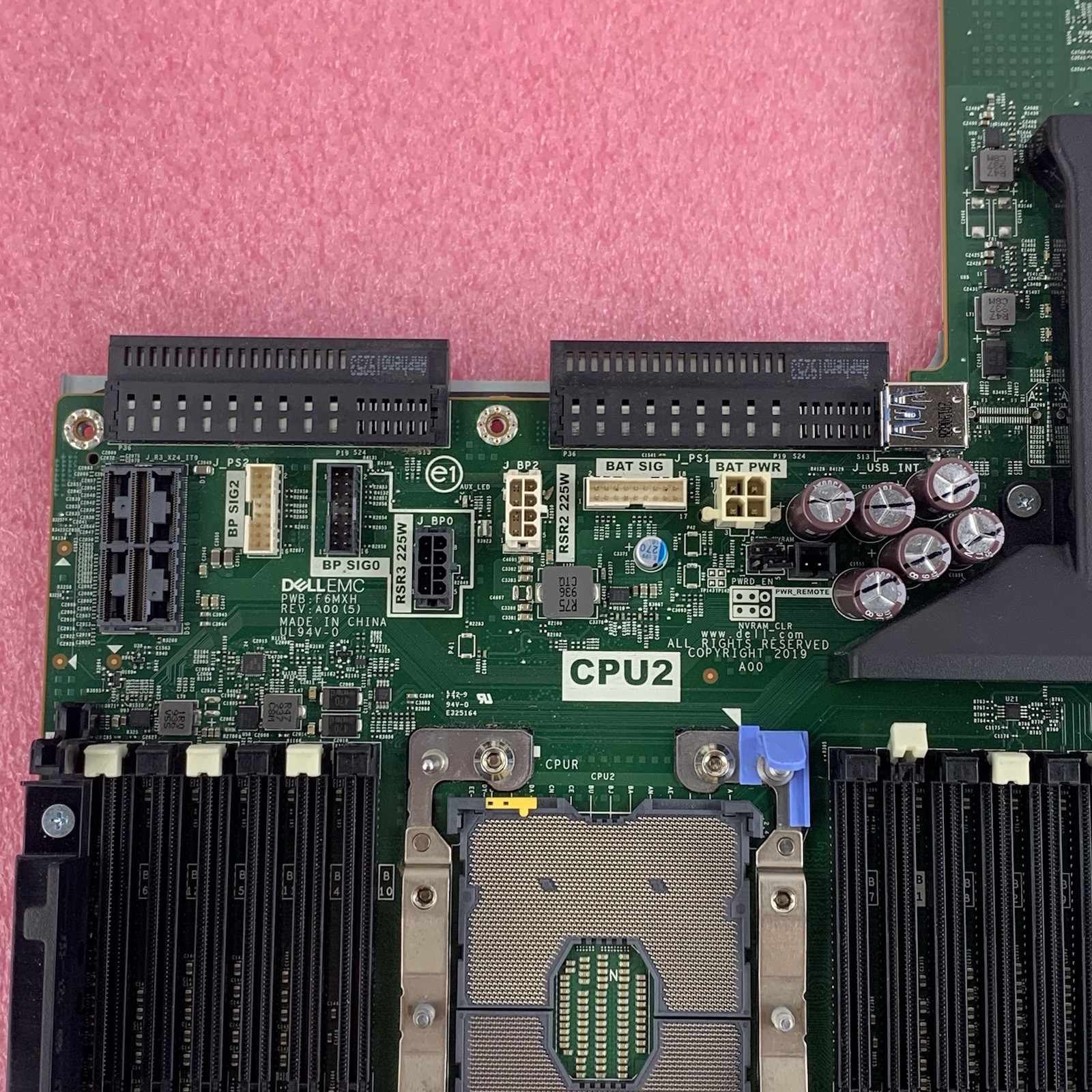 Dell EMC 0YNX56 LGA3647 Server Motherboard for R740xd Error 20000415 121197