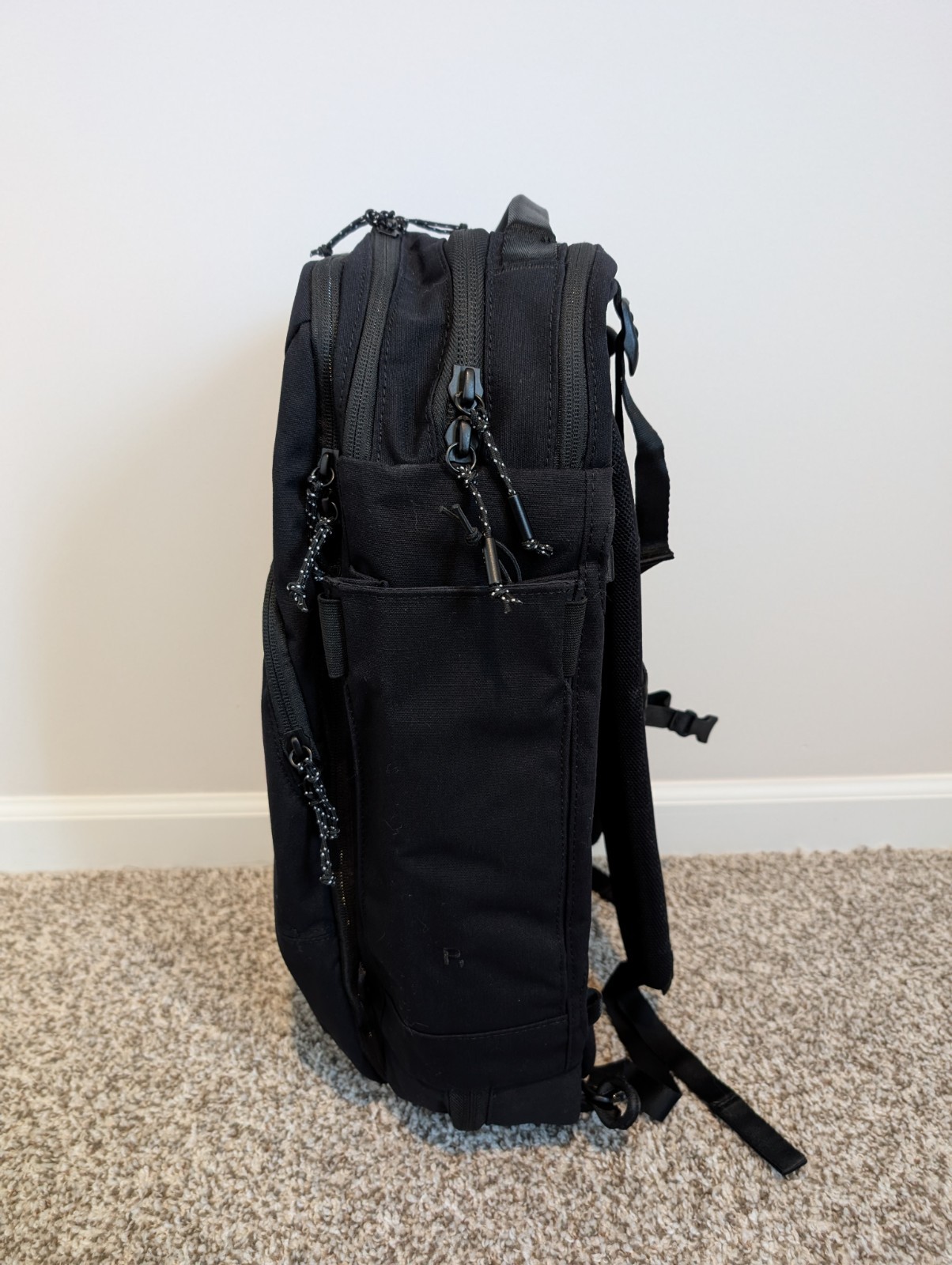 Pakt Travel Backpack 35L Black Solid Padded Laptop Backpack Clamshell
