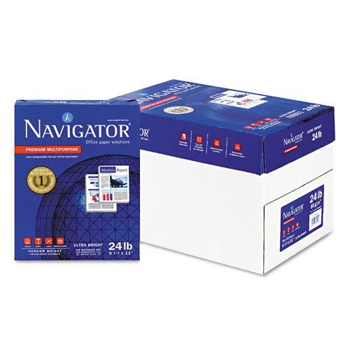 Soporcel NMP1124_35 Navigator 24lb Copy Paper 5000 Sheets White