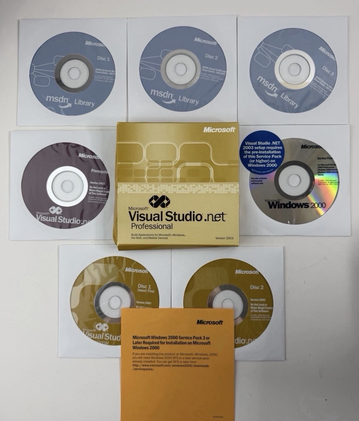 Microsoft Visual Studio .NET Professional 2003 with Product Key