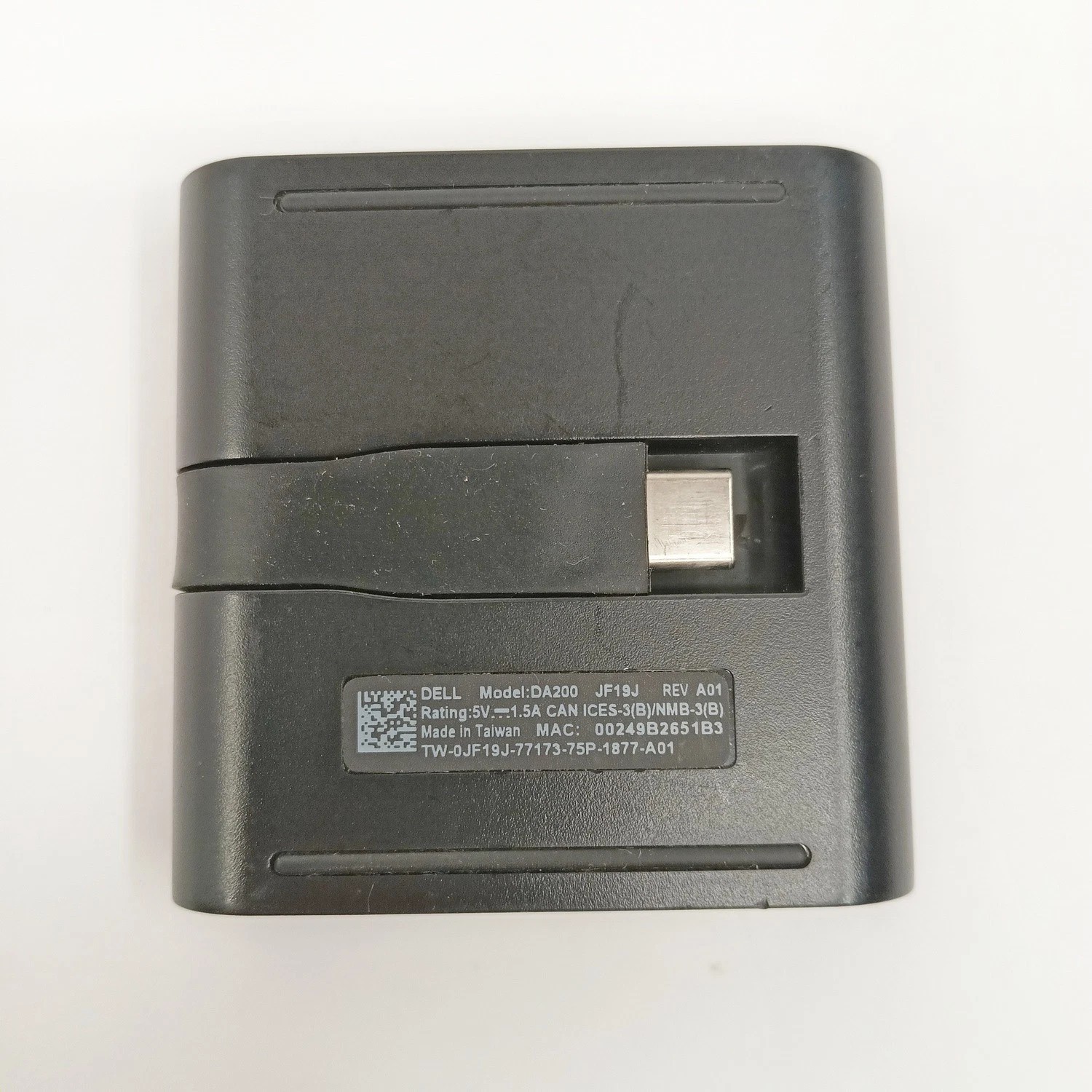 Lot / Bulk Dell JF19J USB-C Adapter to HDMI USB 3.0 RJ45 Ethernet VGA Hub DA200