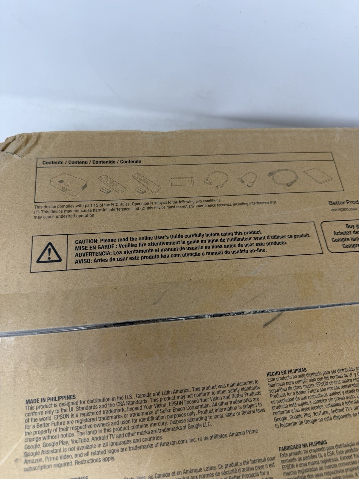 Epson EpiqVision Flex CO-FH02 Full HD 1080p Smart Portable Projector, 3,000