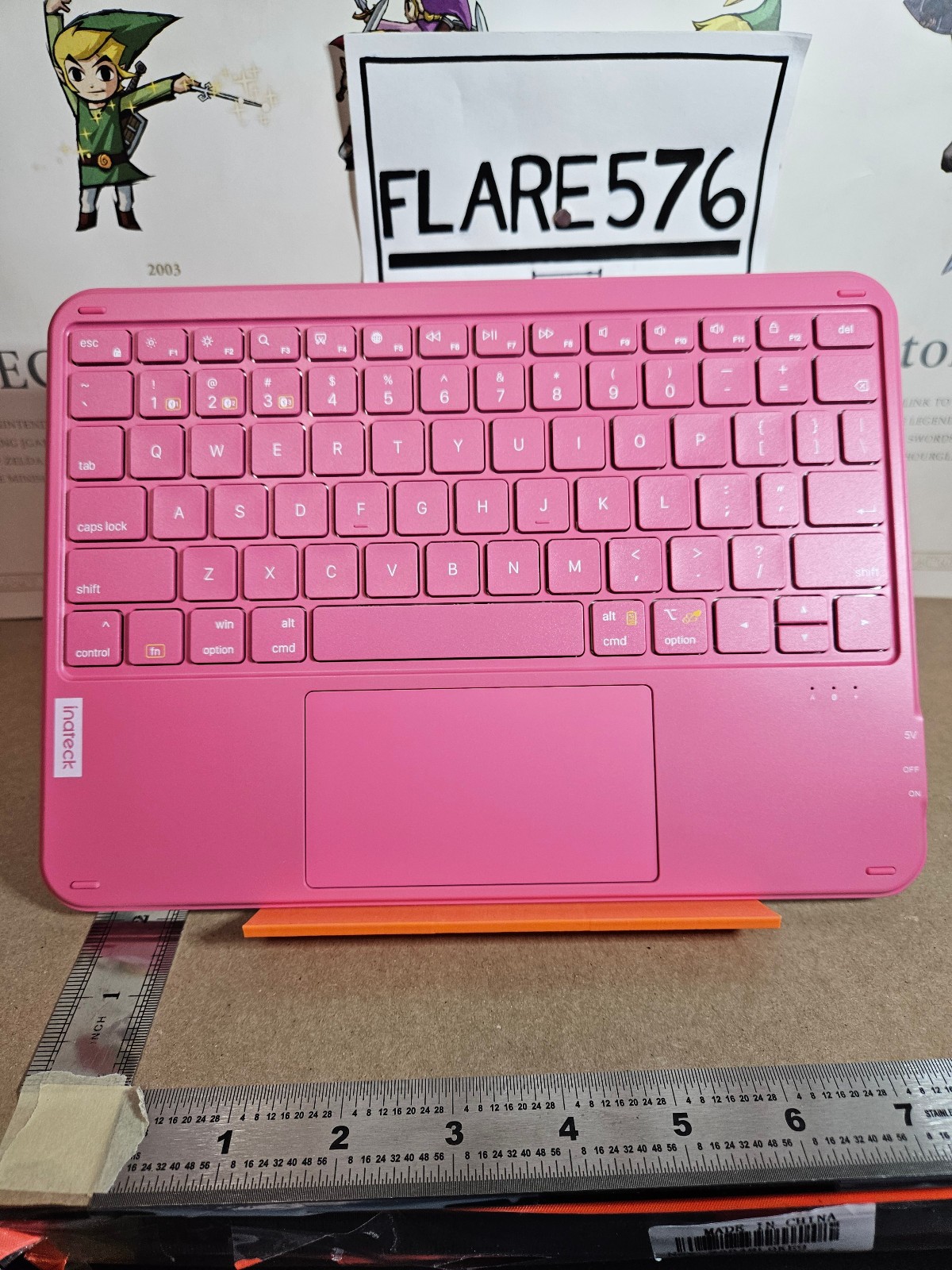 Inateck Bluetooth Keyboard w/ Touchpad Wireless Ultra Slim Multi-Device KB01105