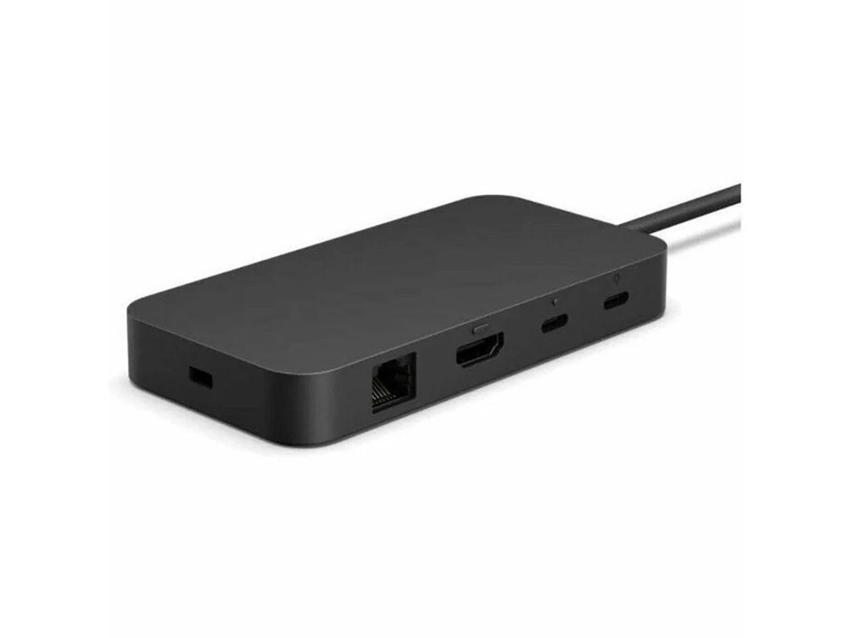 Microsoft Surface USB4 Business Dock,Black USB-C HDMI Ethernet Ports for Surface