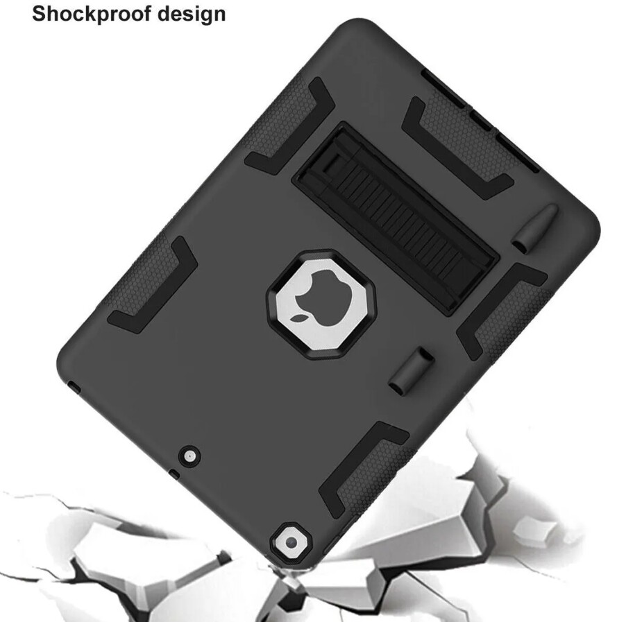 For Apple iPad 9th 7th 8th 10.2″ Case Rugged Shockproof Heavy Duty Stand Cover