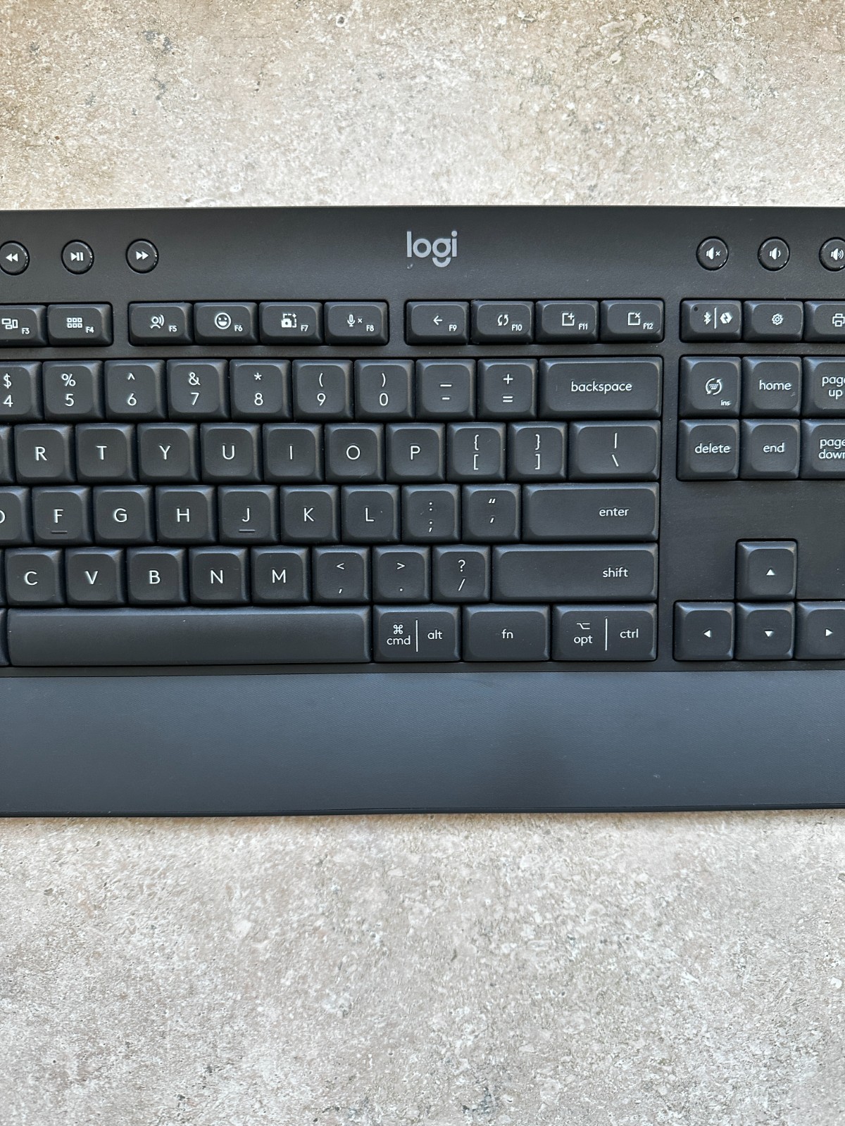 Logitech K650 Wireless Keyboard + MX Master 3S Mouse Combo Bundle Graphite Used