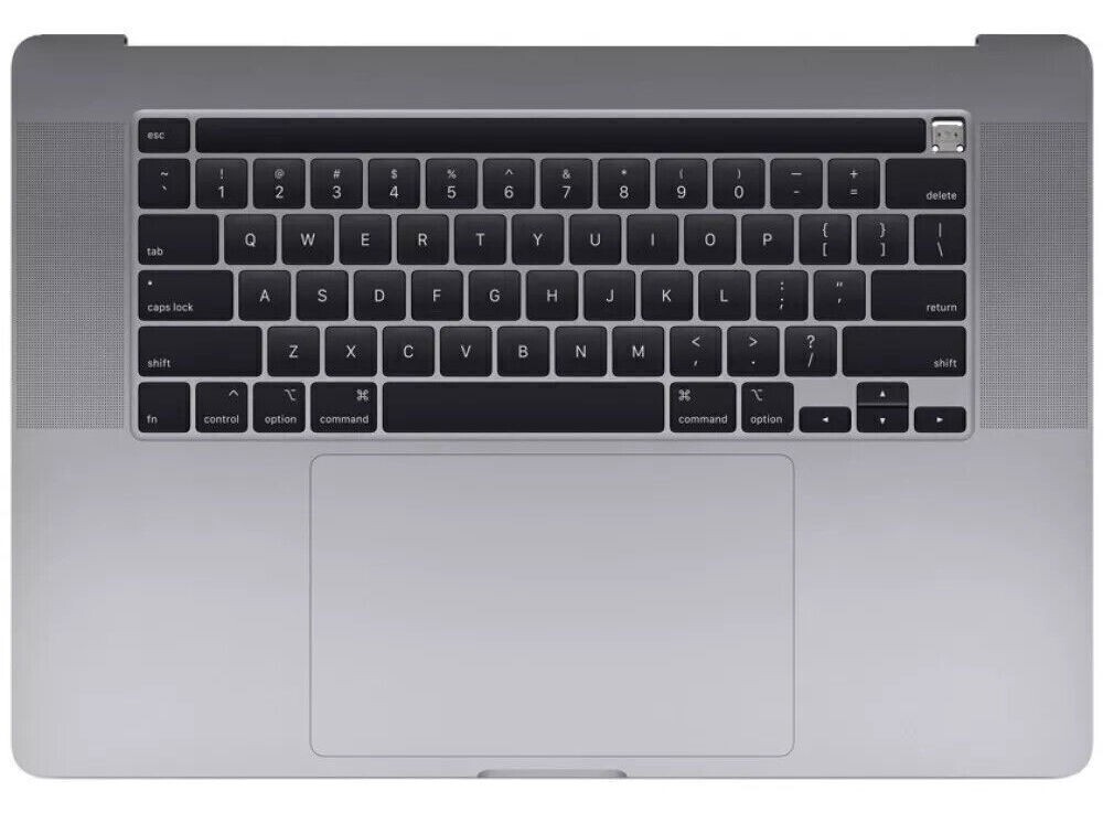OEM MacBook Pro 16″ A2141 2019 Top Case Keyboard Palmrest Battery Gray Grade B