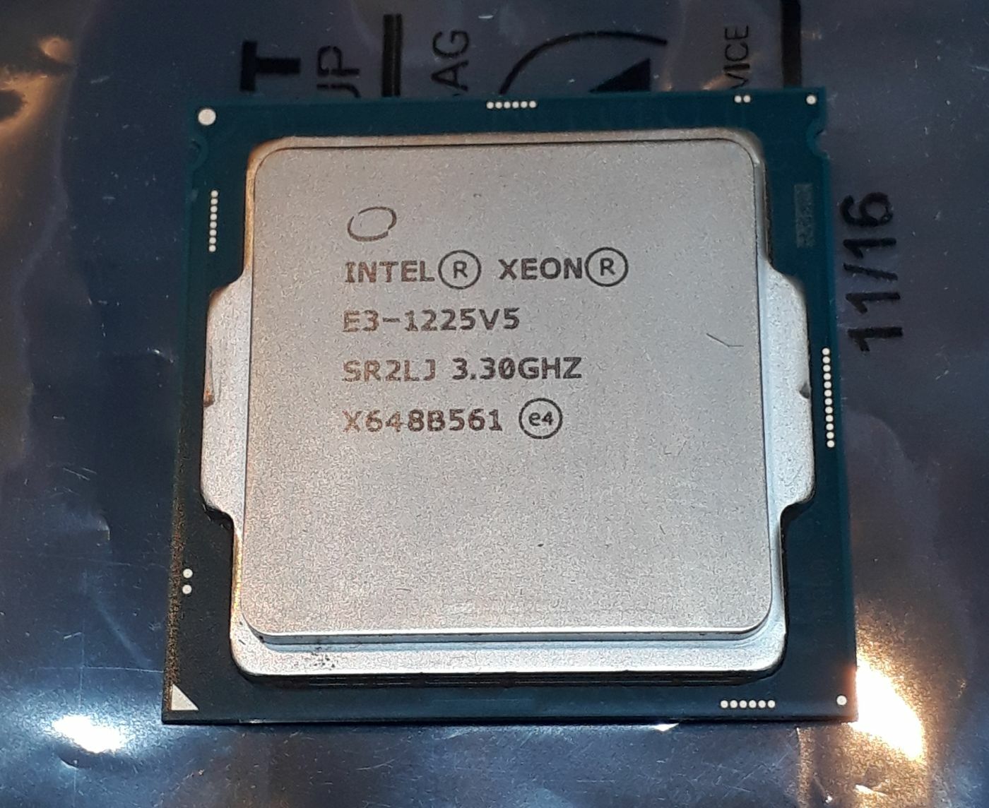 Intel XEON E3-1225V5 SR2LJ 3.3GHz 80W CPU Processor LGA1151