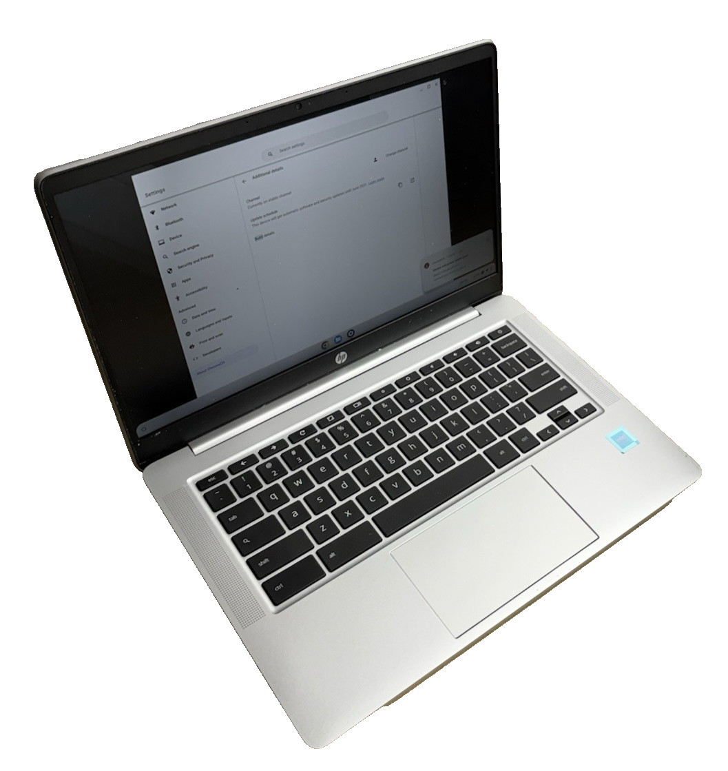 HP 14A-NA1043CL 14″ FHD Laptop Intel Celeron N4500 4GB RAM 64GB eMMC Chrome OS