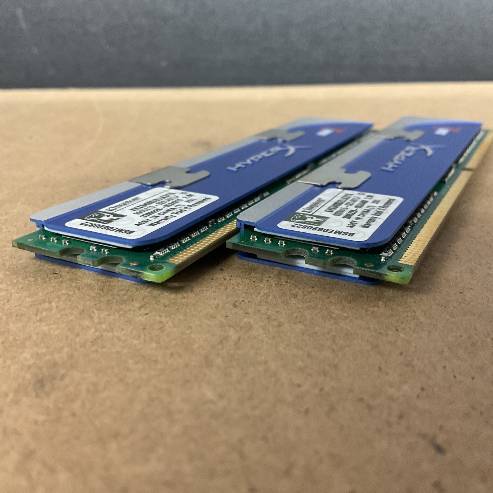 Kingston HyperX Laptop Desktop Memory RAM DDR2 KHX6400D2LLK2/1G – Lot Of 2
