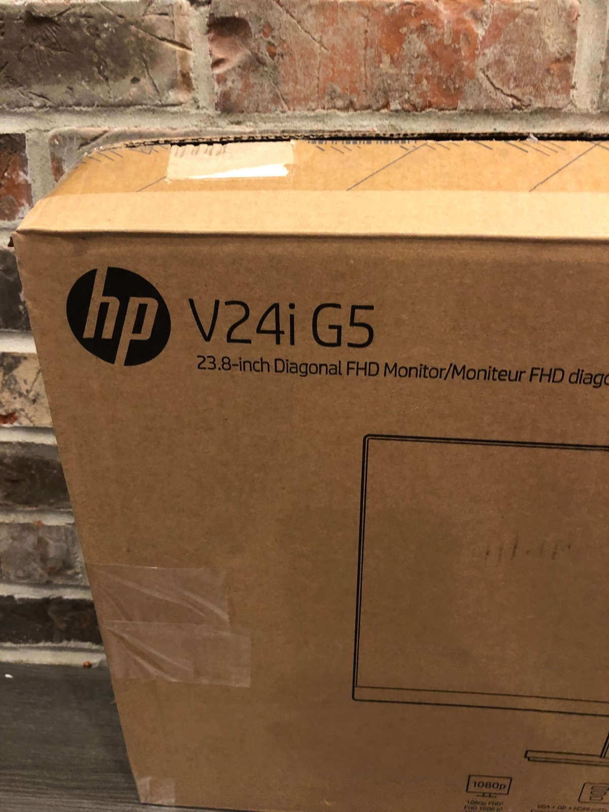HP V24i G5 24″ FHD 1920×1080 IPS Monitor 5ms 75 Hz HDMI VGA Display Port