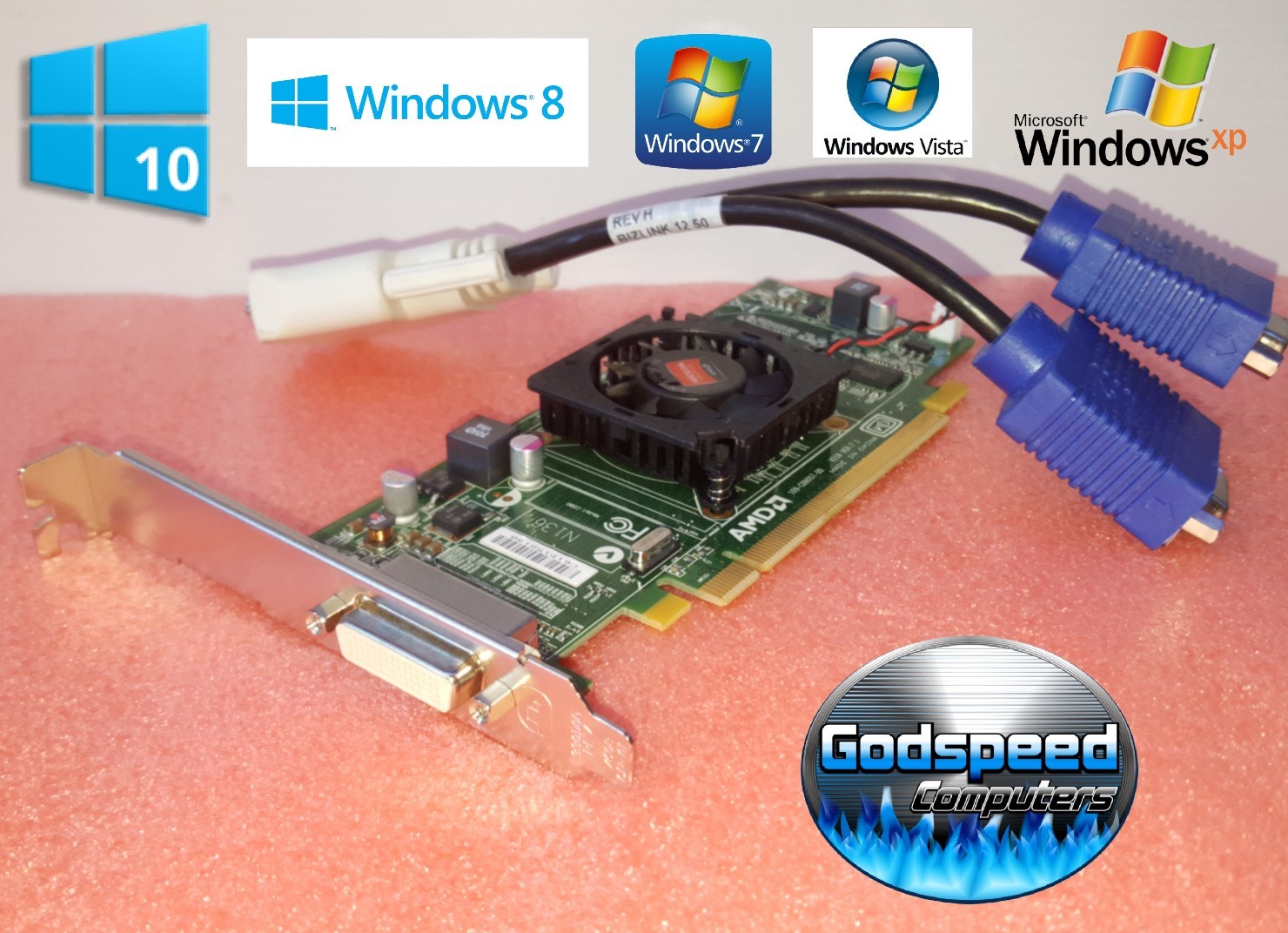 Genuine Dell Studio XPS 8100 9100 D540 HD Dual Display VGA Video Card