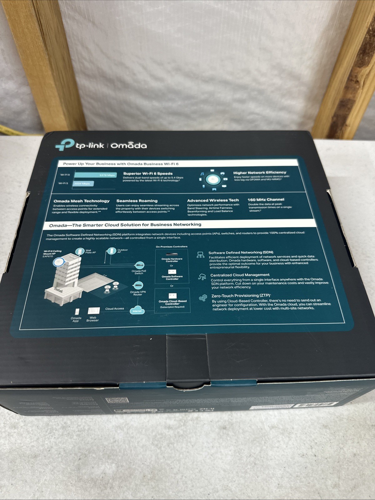 TP-Link EAP670 V2 | Omada WiFi 6 Ultra- Slim AX5400 Wireless 2.5G Ceiling Mount
