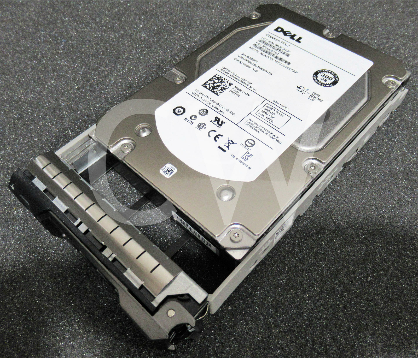 9FL066-150 Dell 300GB 15K RPM 6Gb/s 3.5″ SAS SERVER HDD Hard Drive W/R Tray