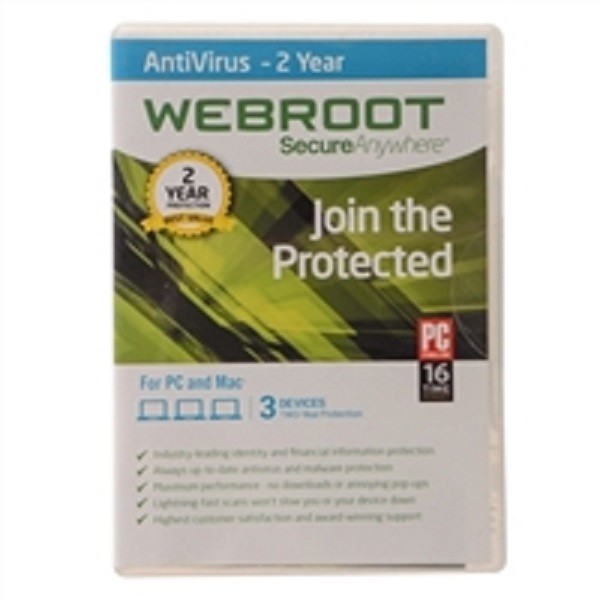 Webroot AntiVirus + ID guard 2024 | 2 Years, 5 PC/MAC | DOWNLOAD | ONLINE CODE