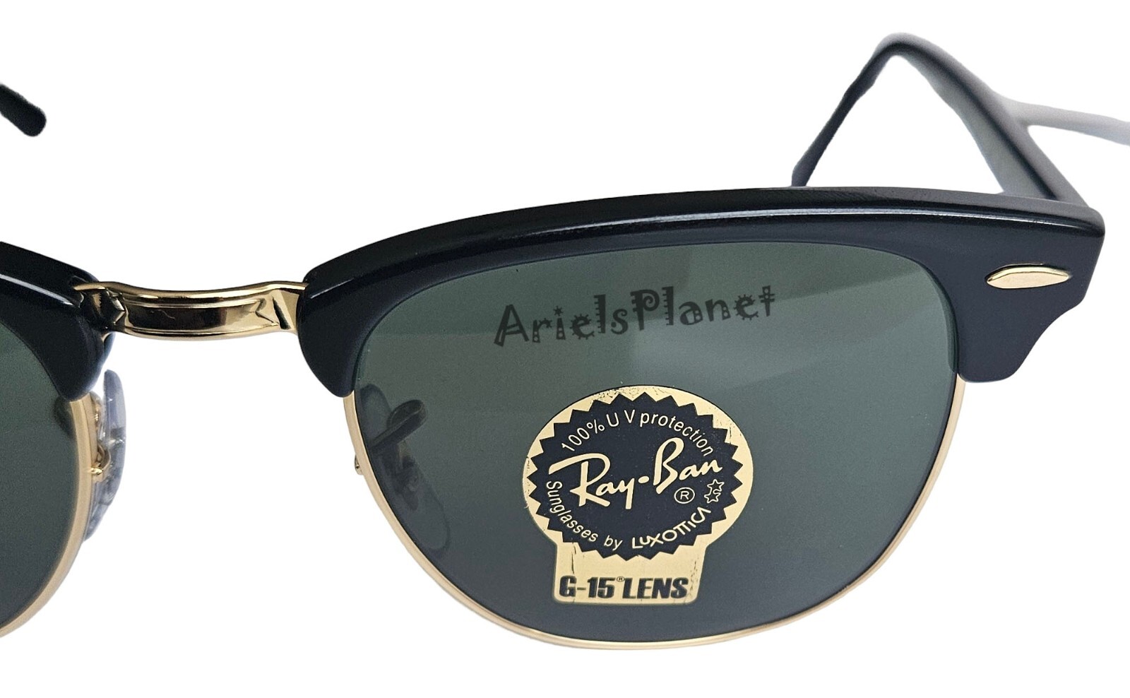 RAY BAN RB3016 W0365 Black on Arista Square 49 mm Unisex Sunglasses