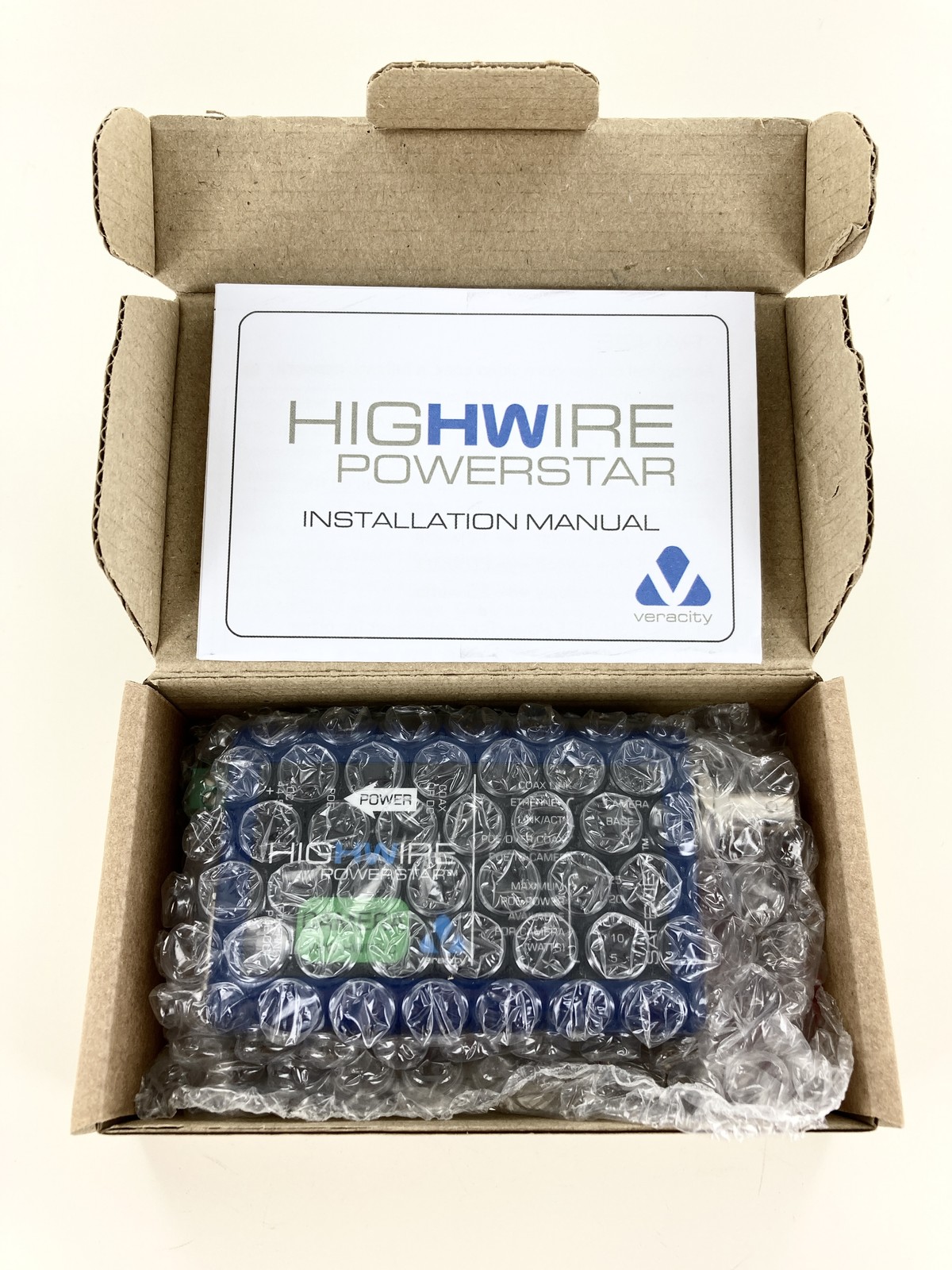 Veracity VHW-HWPS-C Highwire Powerstar Ethernet and POE Over Coax Adaptor Camera