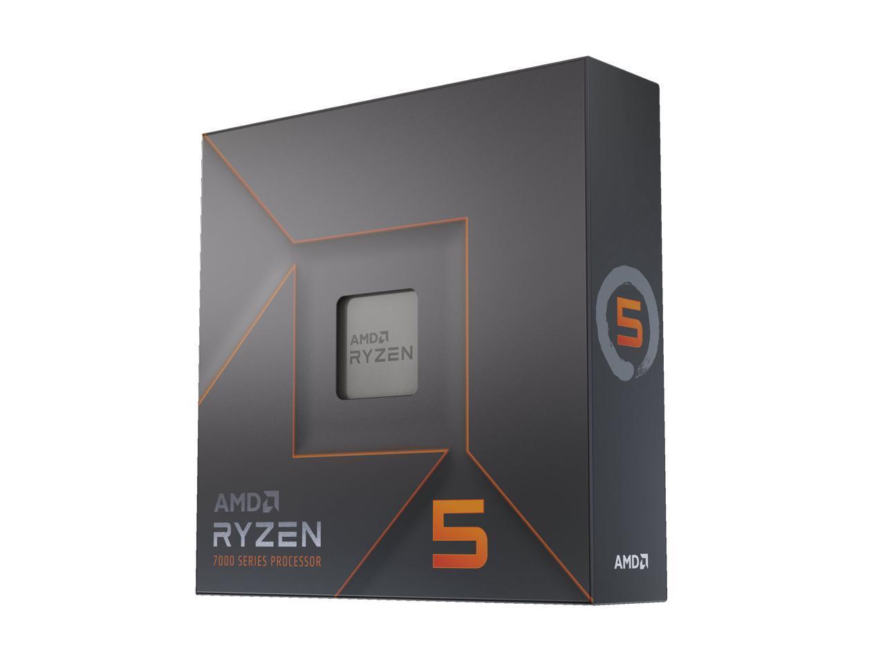 AMD Ryzen 5 7600X – 6-Core 4.7 GHz – Socket AM5 – 105W Desktop Processor (100-10