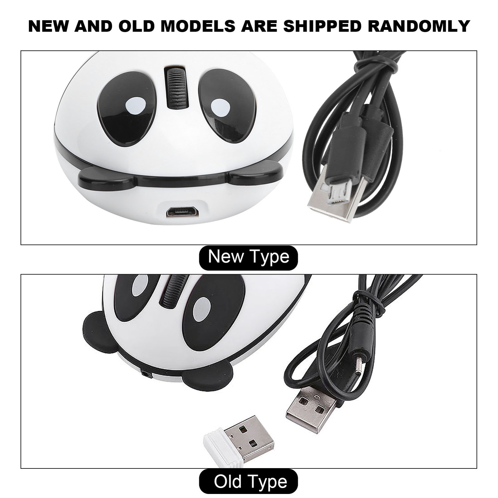 2.4GHz Wireless Optical Panda Computer Mouse For /OS X//Andriod/IOS