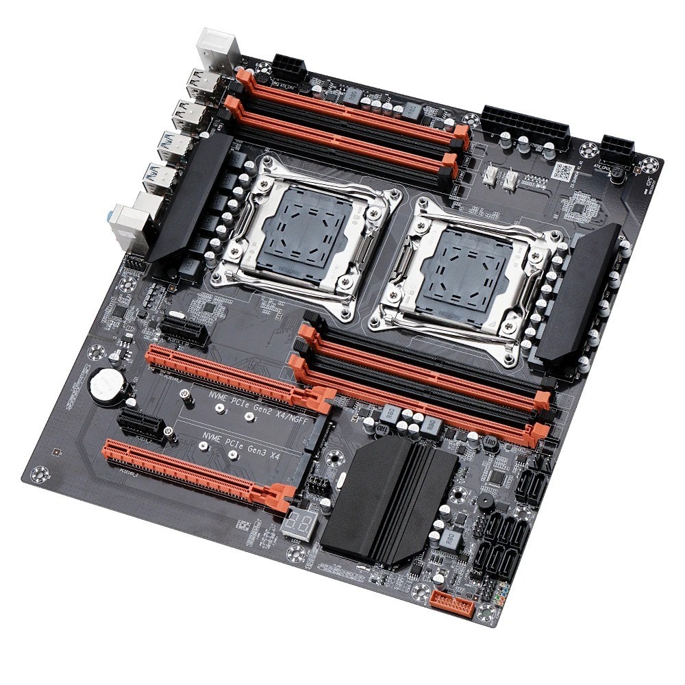 X99 Dual CPU Motherboard Combo with 2x Intel Xeon E5 2680 V4 Processors