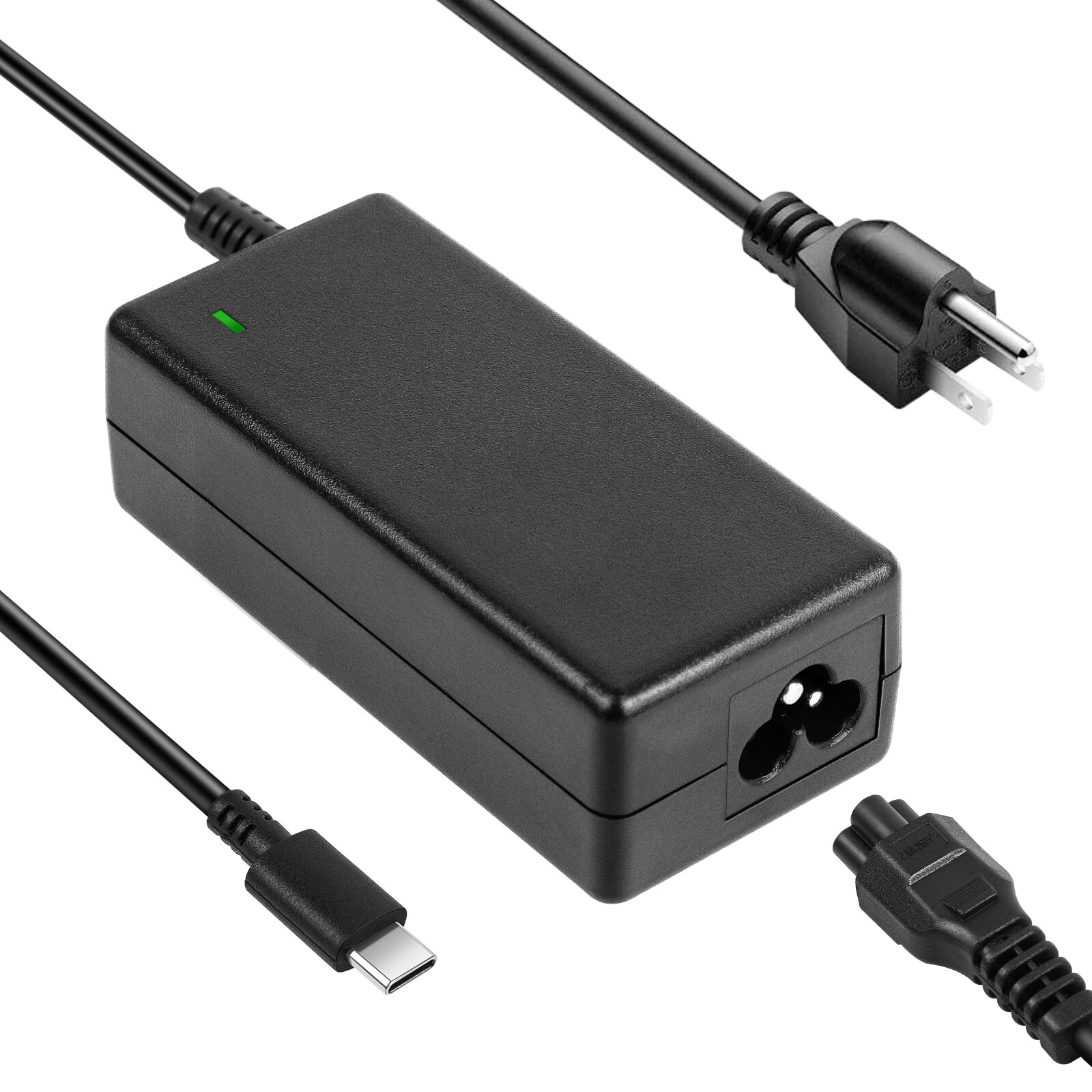 AC Adapter For Dell Chromebook 3100 3100 2 in 1 Type USB-C Charger Power Cord