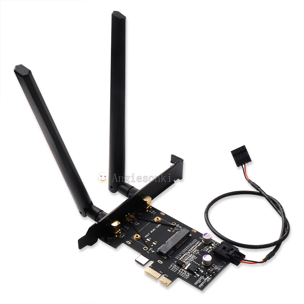 High quality Mini PCI-e to PCI-e 1x 16x Wireless Adapter for Bluetooth wifi Card