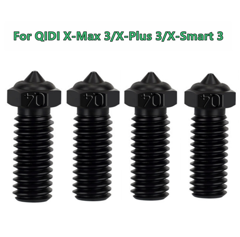 5/10pcs Nozzle For QIDI Q1-Pro/X-Max 3/X-Plus 3/X-Smart 3 Hardened Steel Nozzles