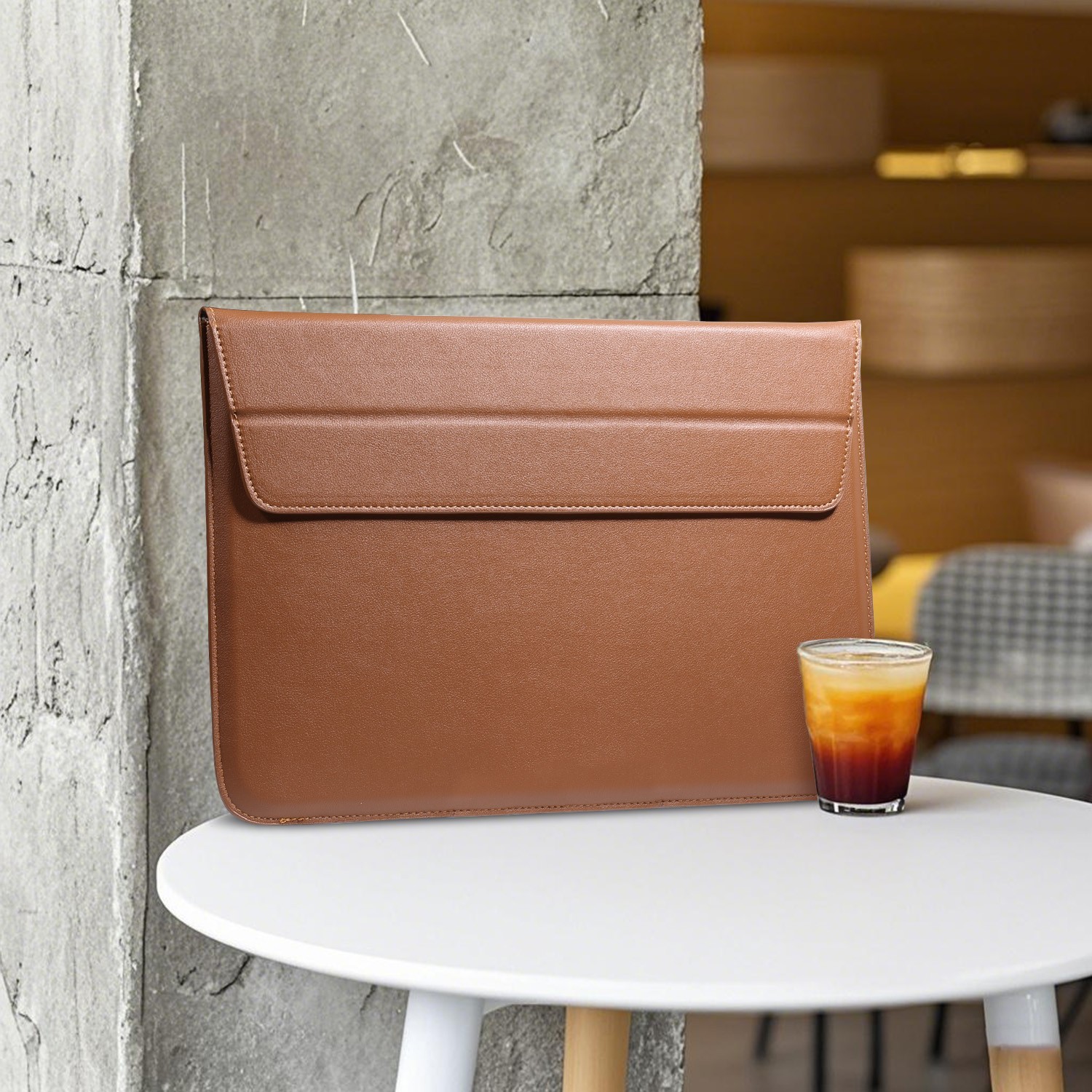 Laptop Tab Sleeve Leather Bag Case Stand Cover for MacBook Neo/MacBook Air 13 in