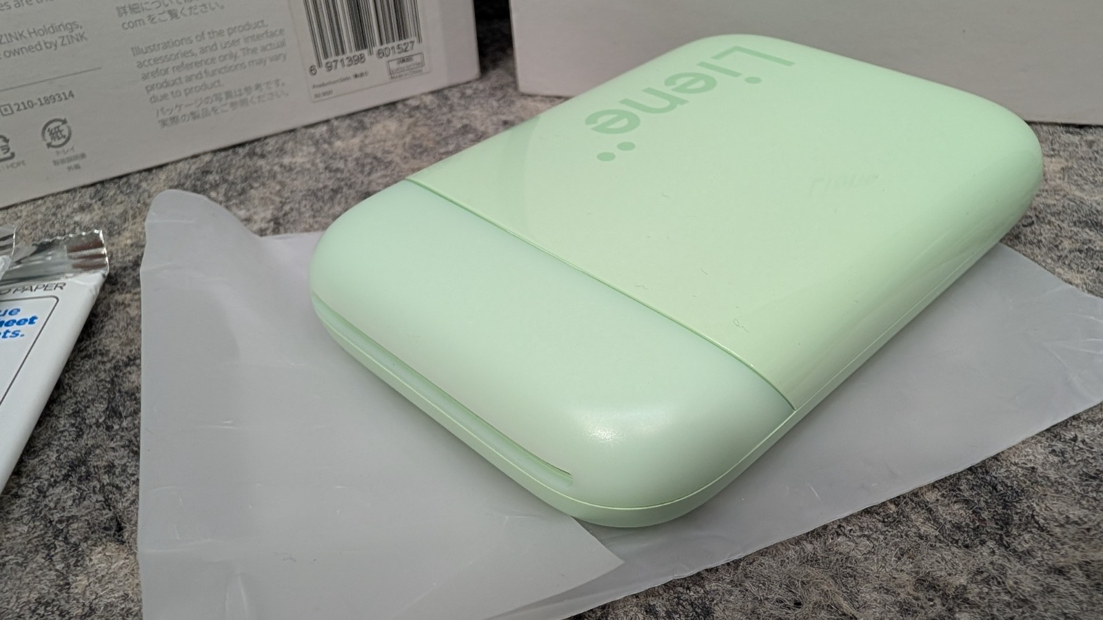 Liene Pearl K100 2×3″ Portable Photo Printer – Green (100 Zink Photo Papers) NEW