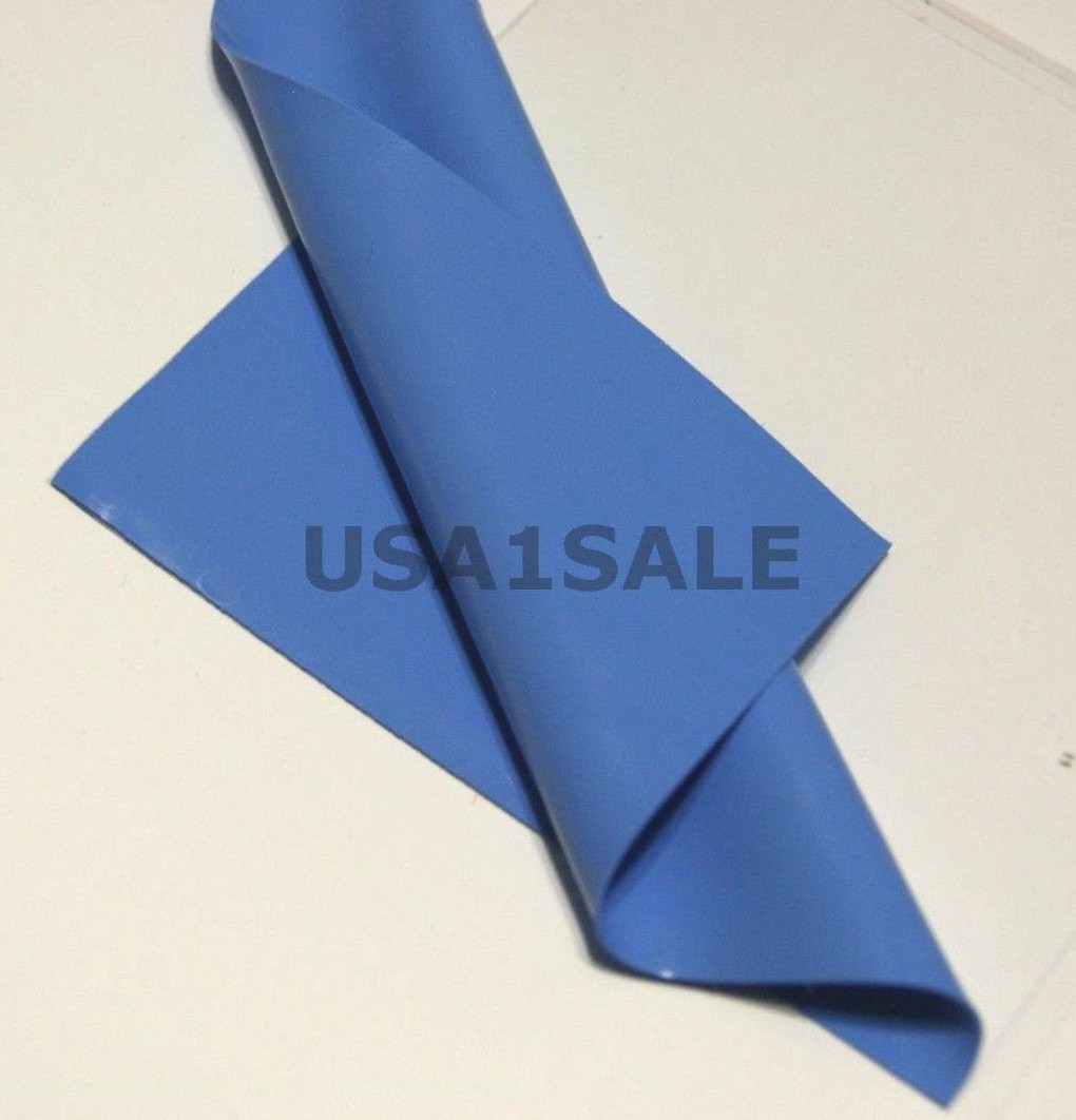 100x100x0.5mm Chip GPU Heatsink Silicone Compound Thermal Conductive Pad Blue √√