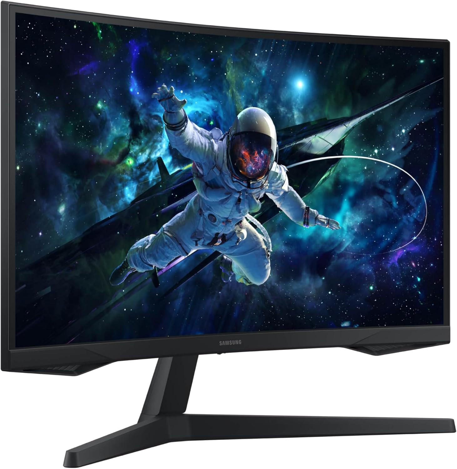 SAMSUNG 32″ Odyssey G55C Series QHD 1000R Curved Gaming Monitor, 1Ms(Mprt), HDR1