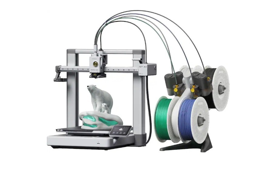 Bambu Lab – A1 Combo 3D Printer – Silver