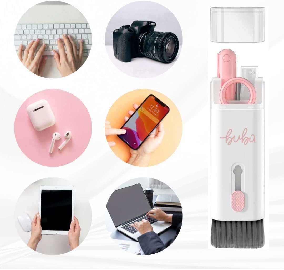 BUBA 7-in-1 Electronic Cleaning Kit with USB Desktop Vacuum – Multi-Device Clean