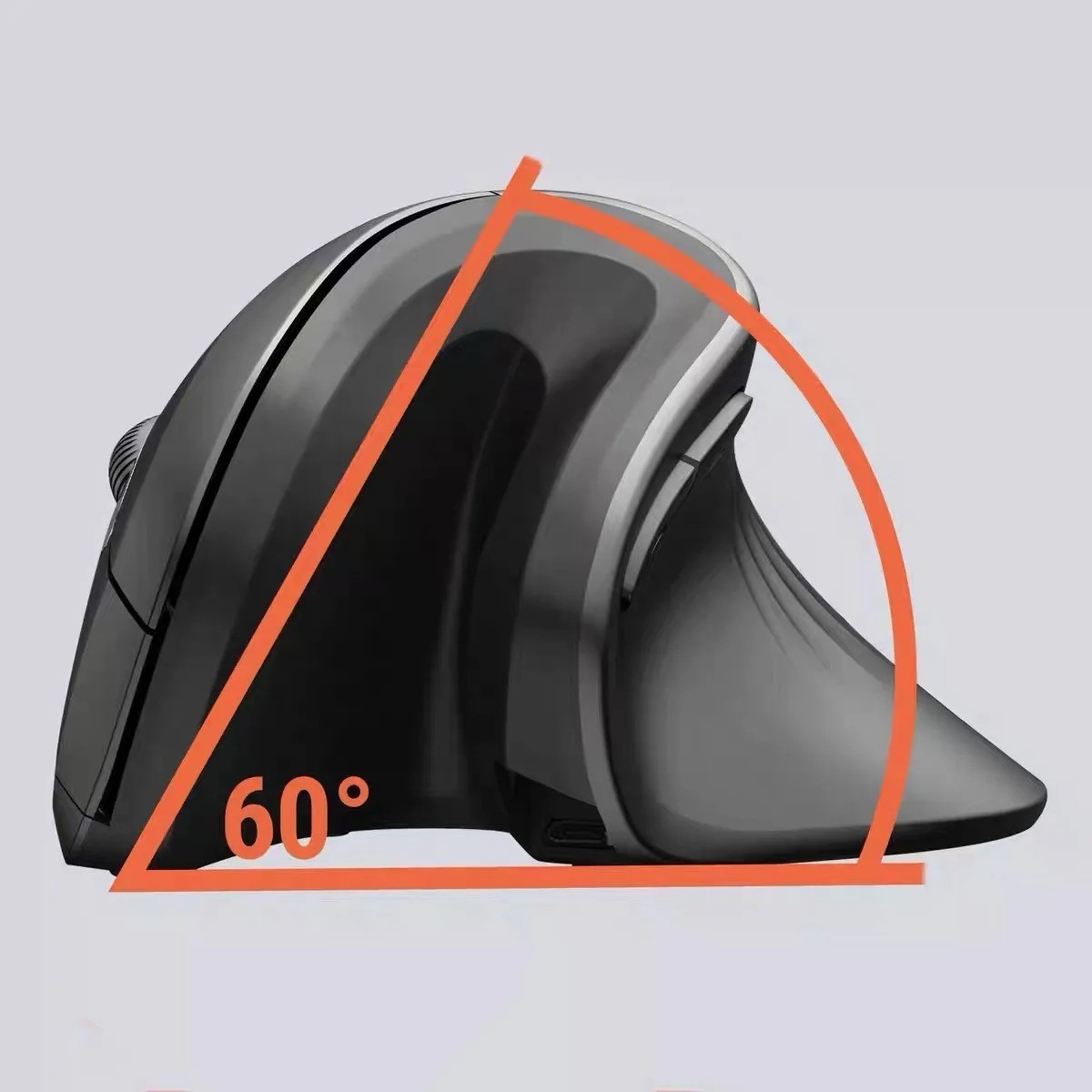 Ergonomic Optical Vertical Mouse 2.4G Wireless DPI Adjustable 800/1200/1600