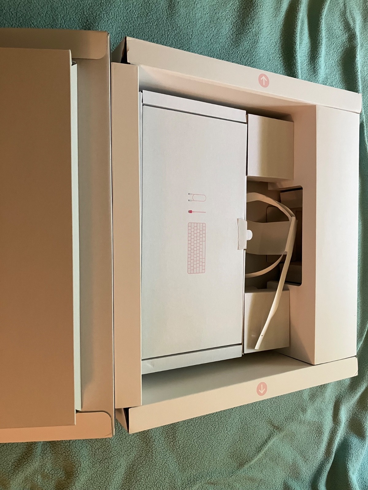 EMPTY BOX ONLY for Apple M4 iMac 24″ Pink A3247, Good Condition MWUG3LL/A