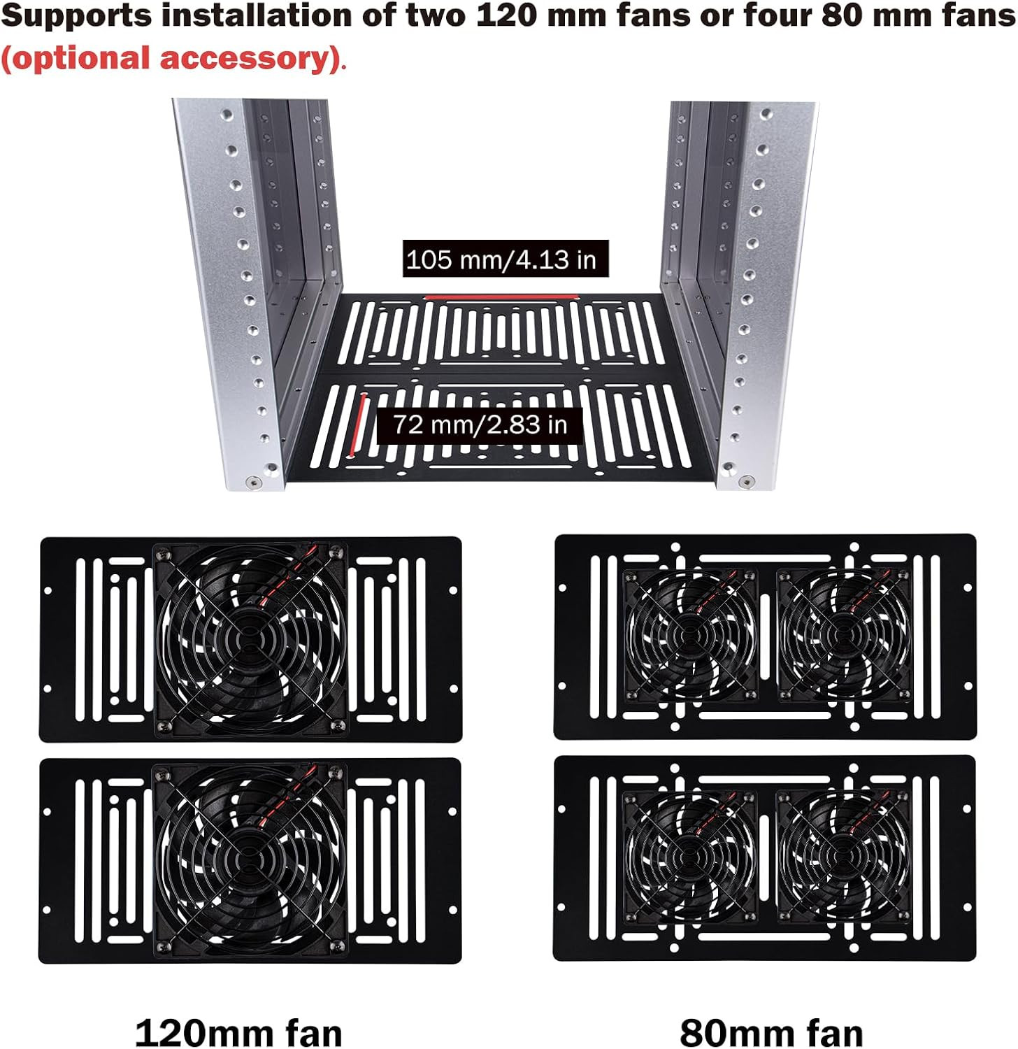 Compact 12U Server Cabinet Rack for Network, Audio & Video Equipment