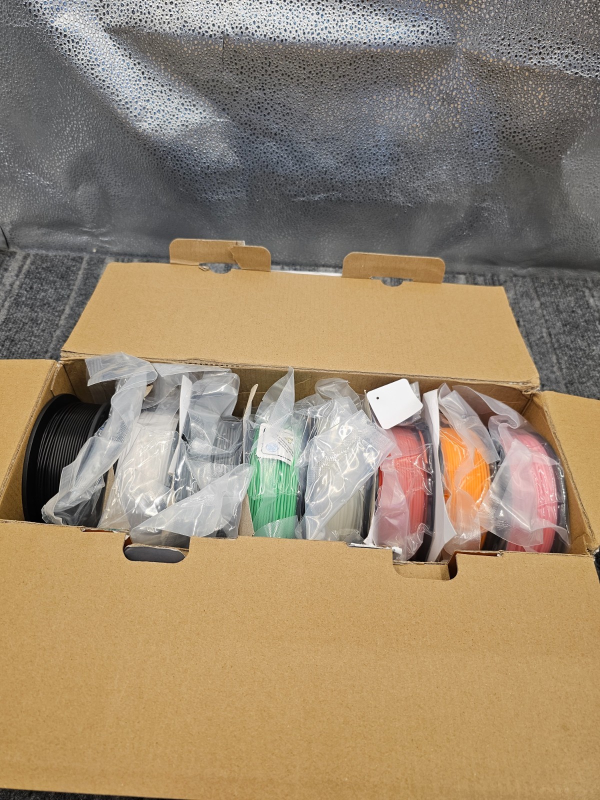 (QTY 8) TECBEARS PLA 3D Printer Filament 1.75mm 0.25kg 8 Color