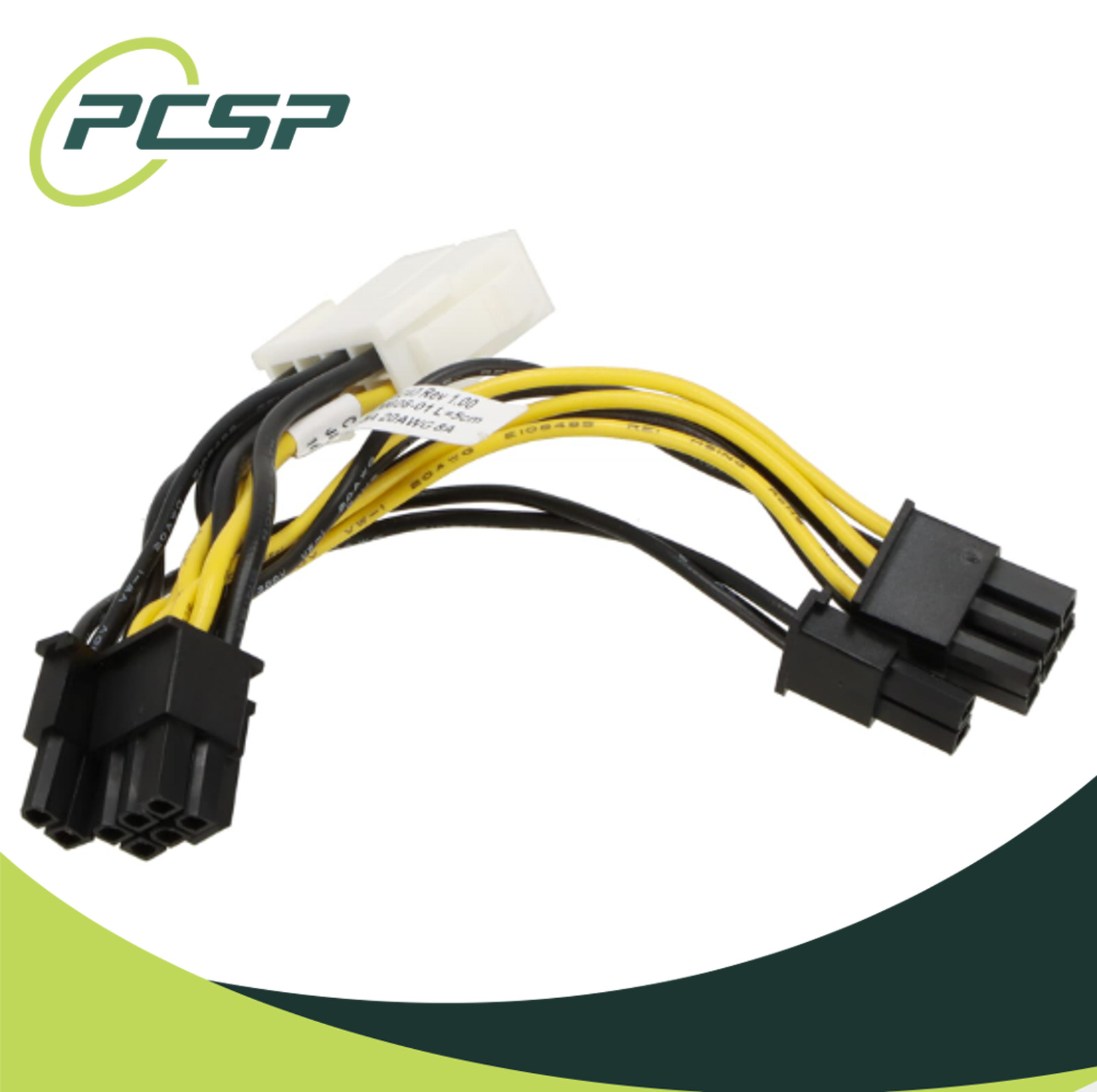 Supermicro CBL-PWEX-1040 8-Pin to 2x 6+2-Pin 5cm GPU Power Cable