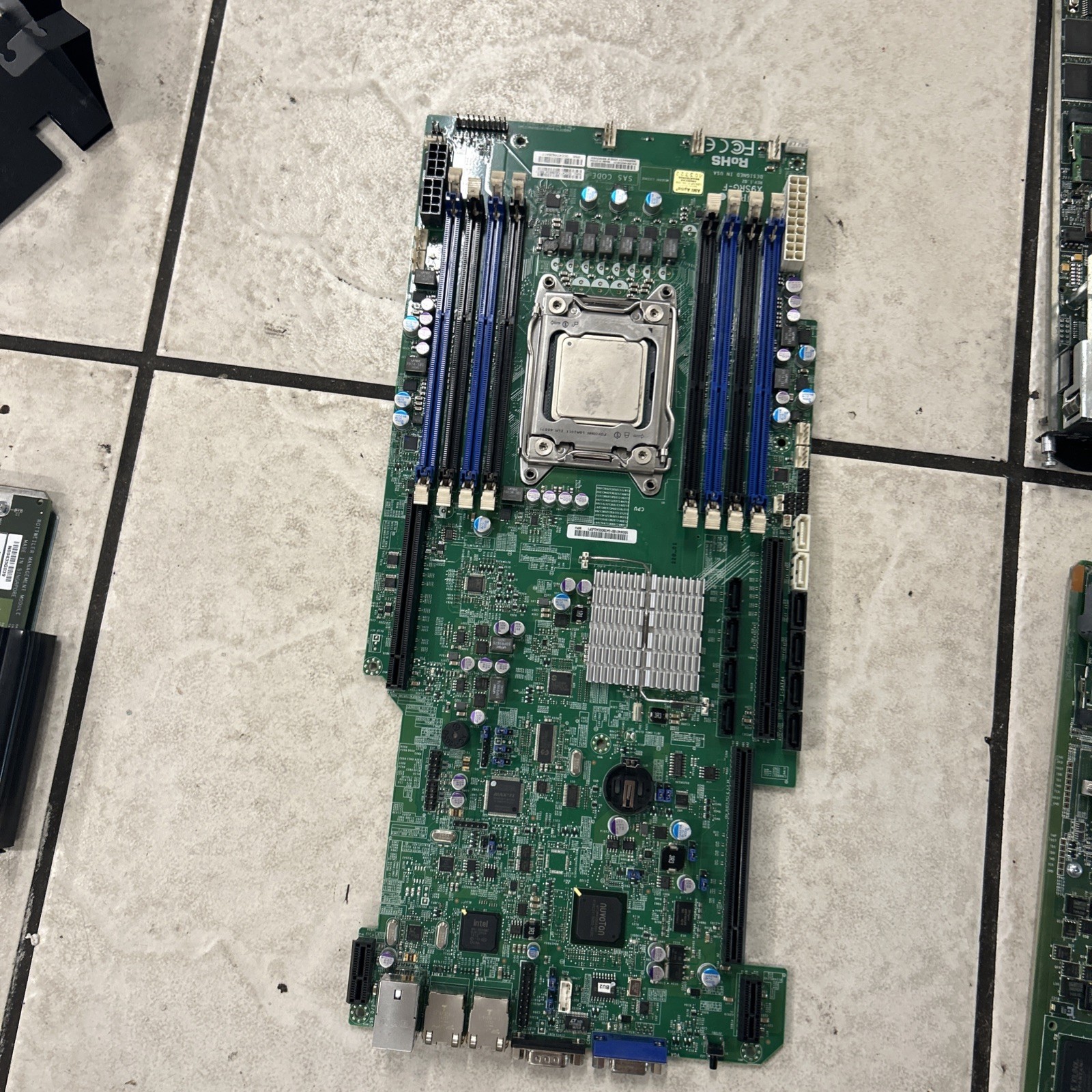 Supermicro X9SRG-F SINGLE SOCKET R LGA 2011 Motherboard w/ Intel Xeon E5-1650V2
