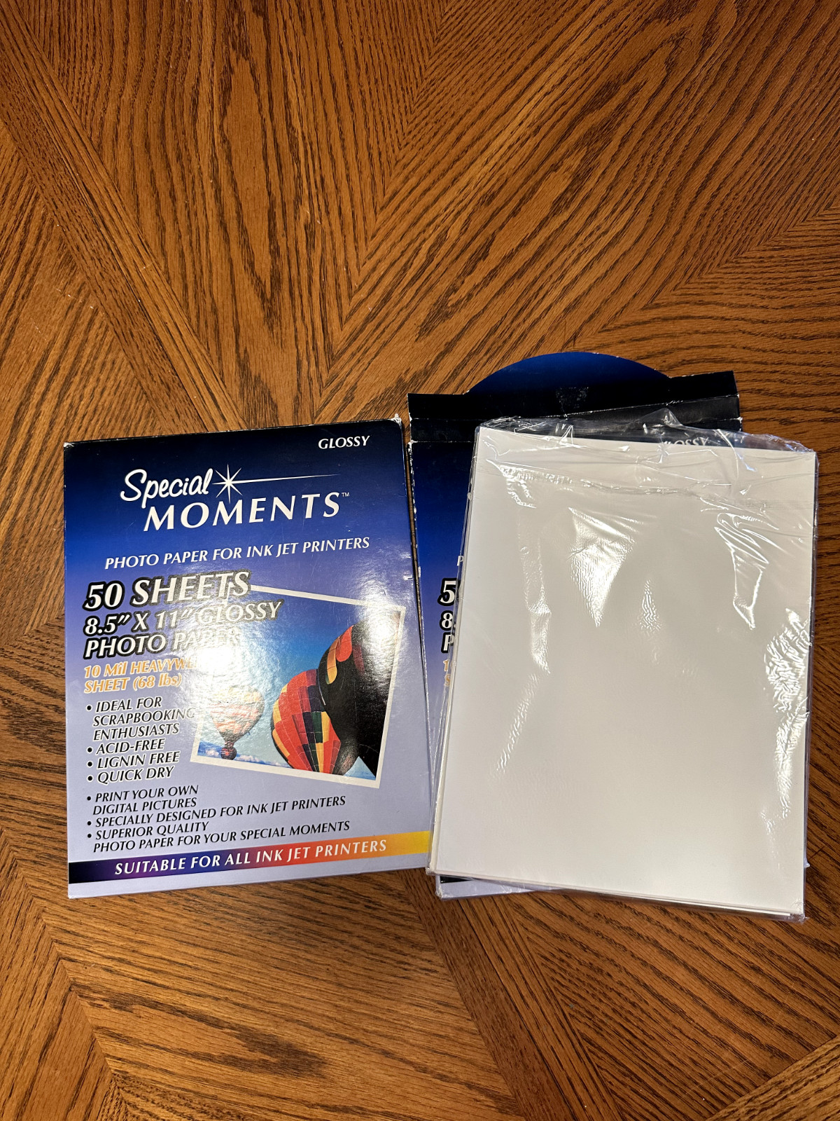 Special Moments Glossy Photo Paper Ink Jet Printers 8.5 x 11 10mil 83 Sheets