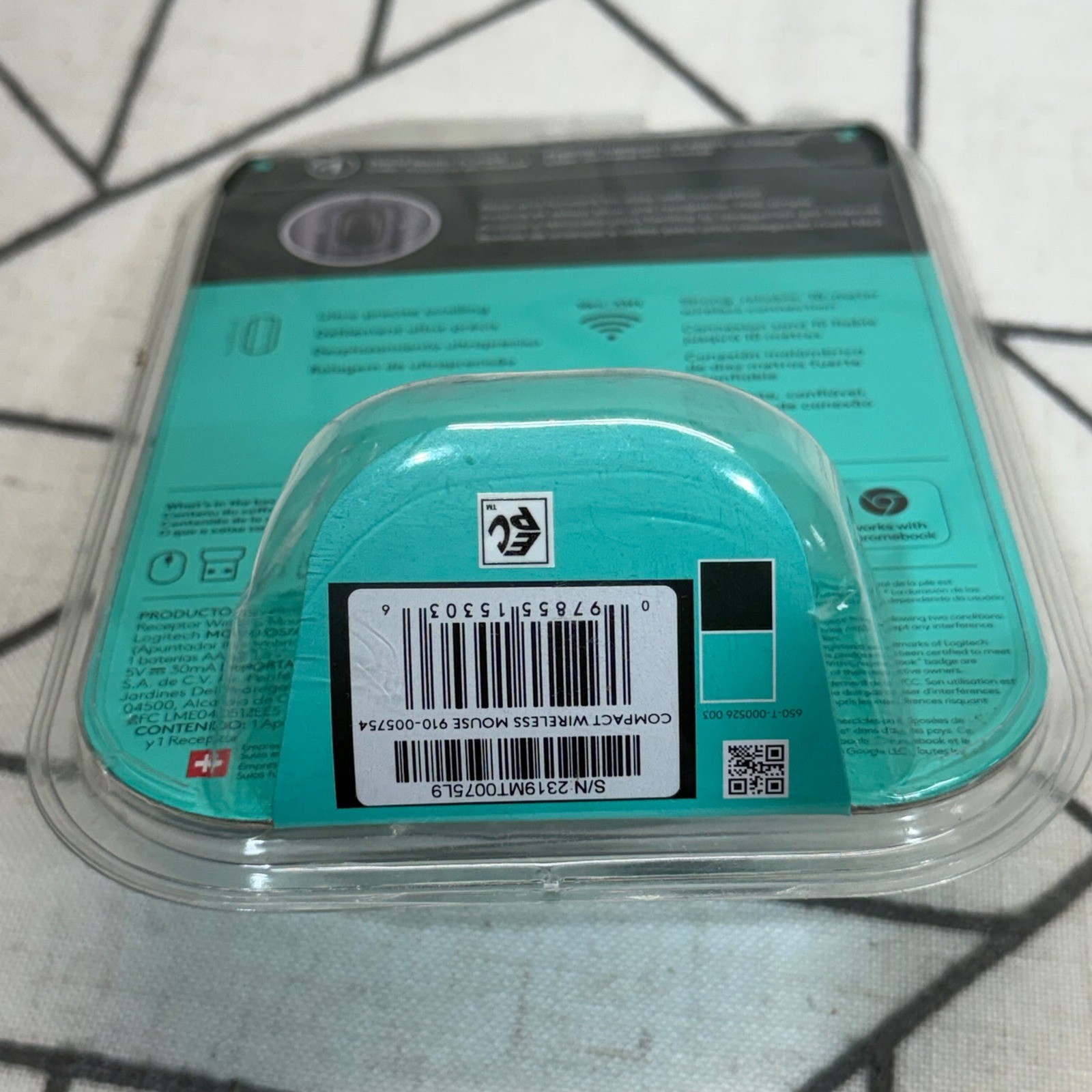 Logitech Compact Wireless Mouse One Size Blue M317 910-005754 New