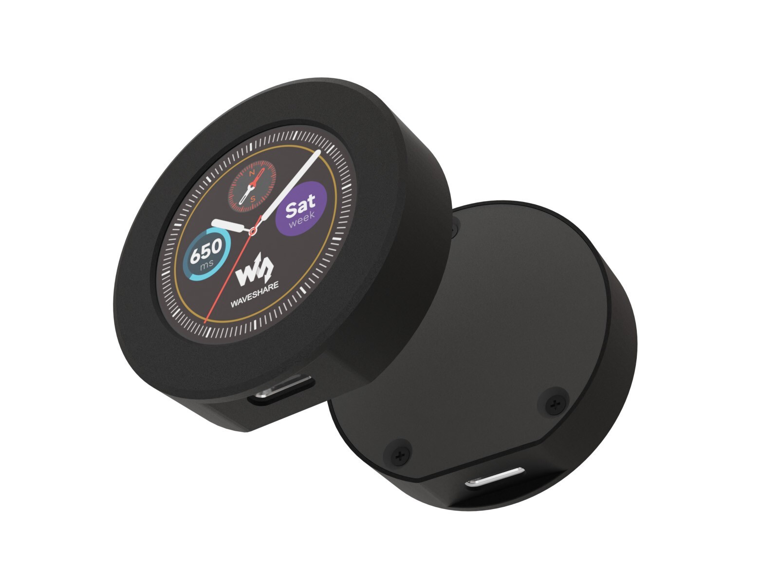 Waveshare RP2040 MCU Board With 1.28inch Round LCD Accelerometer And Gyroscope