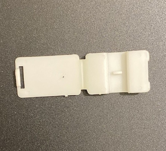 Plastic White Cable Clips 2.5 Inches Long Lot Of 20 NEVER USED