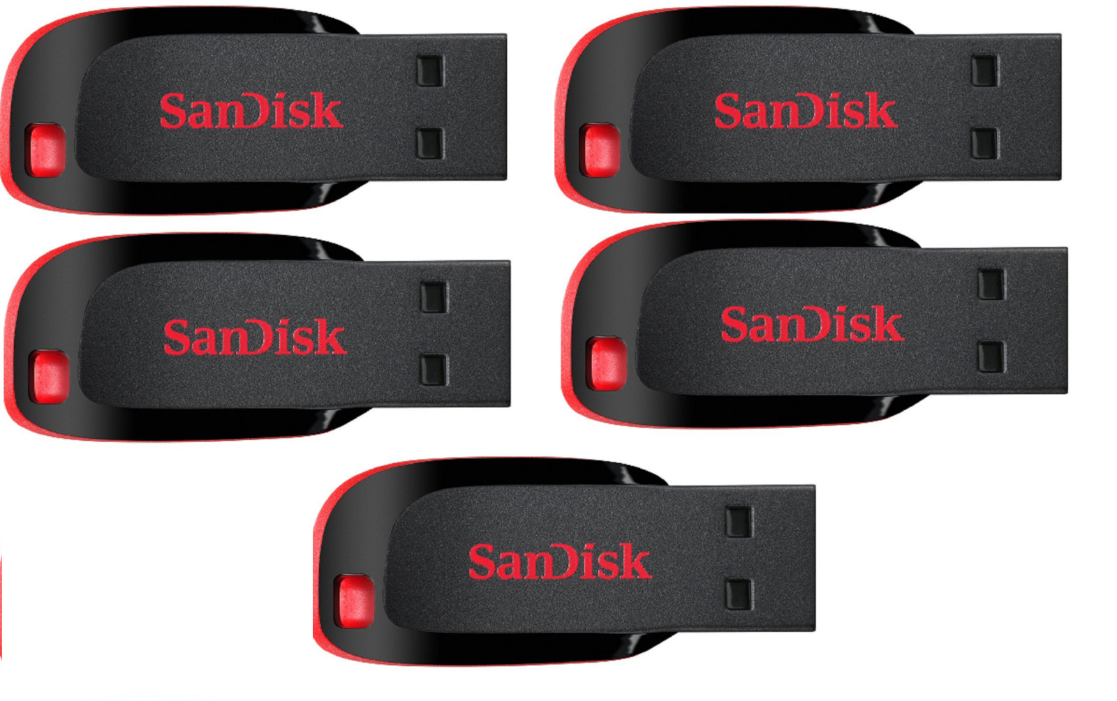 Sandisk 8GB 16GB 32GB 64GB 128GB Cruzer Blade Thumb Drives Bulk Flash Drives lot