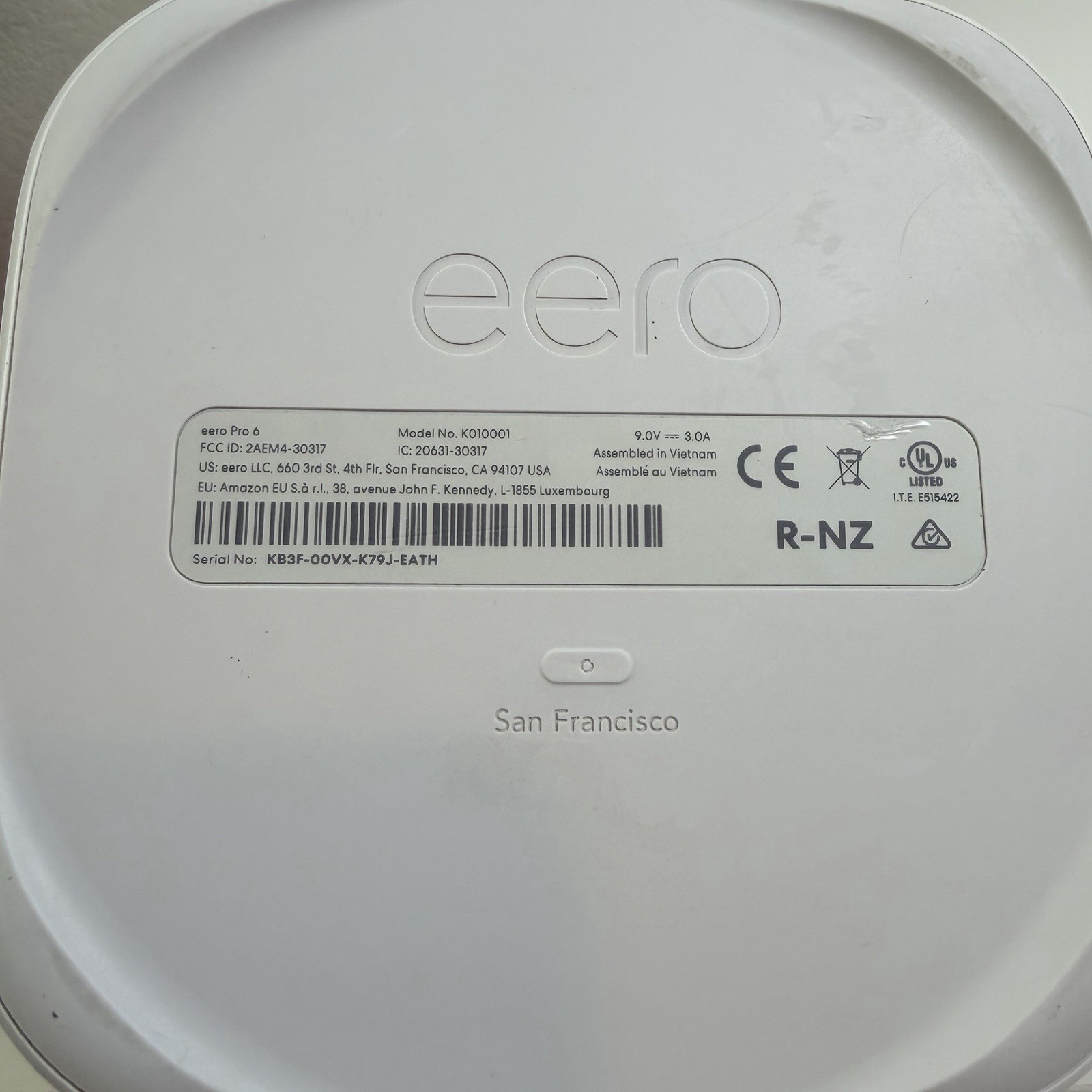 Eero 6 Pro Tri-Band Mesh Wi-Fi 6 System