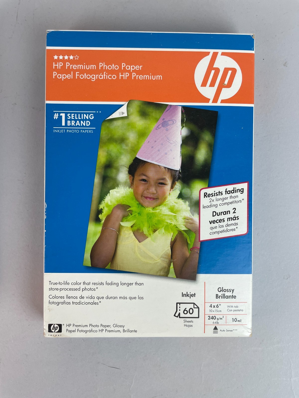 NEW HP Premium Photo Paper 4×6 10mil Glossy New Sealed 2 Packs 120 sheets