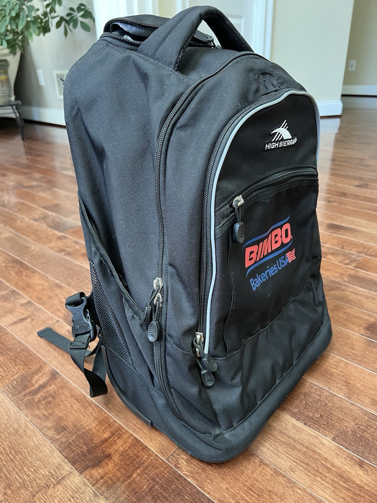 High Sierra Rolling Backpack with Laptop Sleeve, One Size