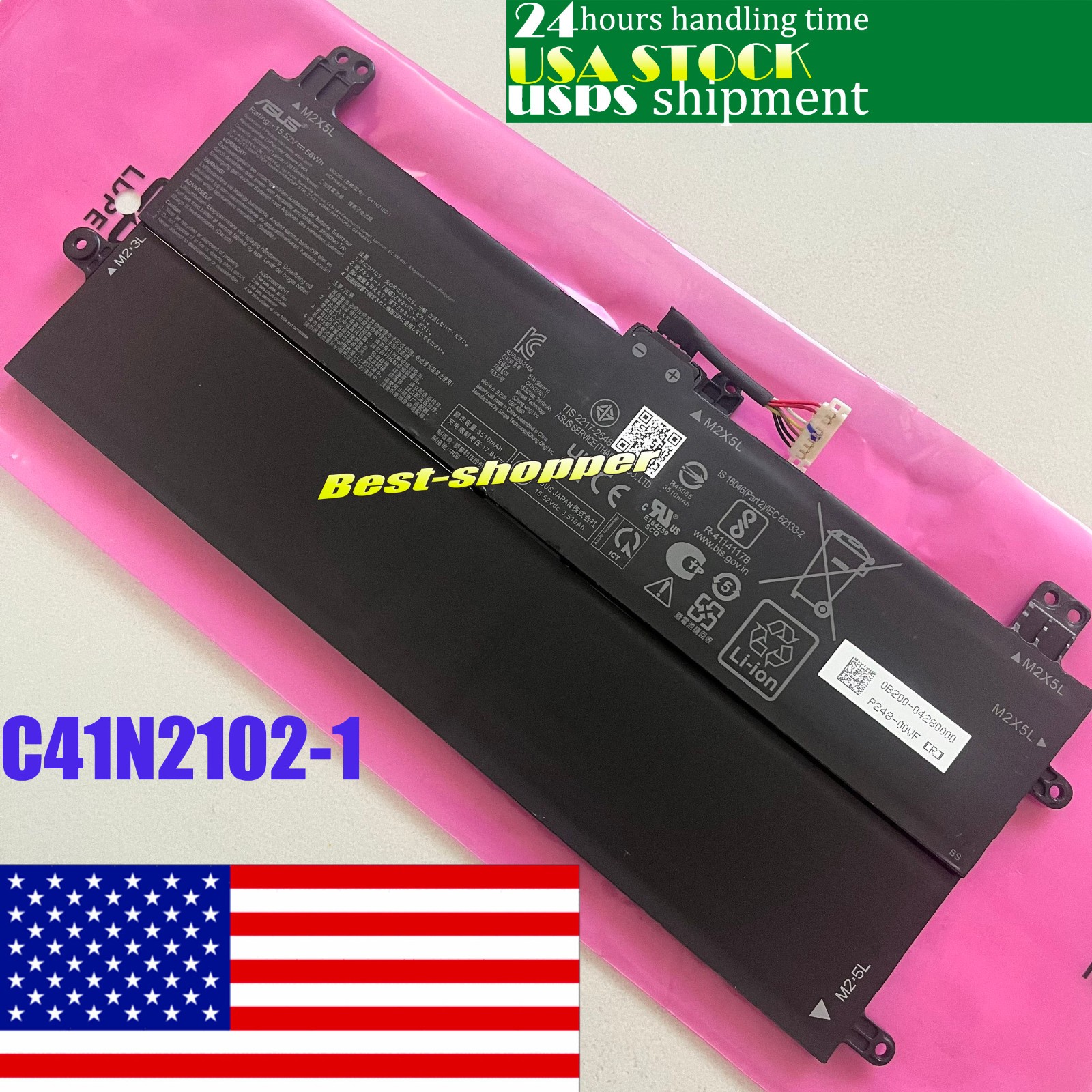 new Genuine C41N2102-1 Battery For Asus ROG Flow Z13 GZ301VU GZ301VV GZ301VIC