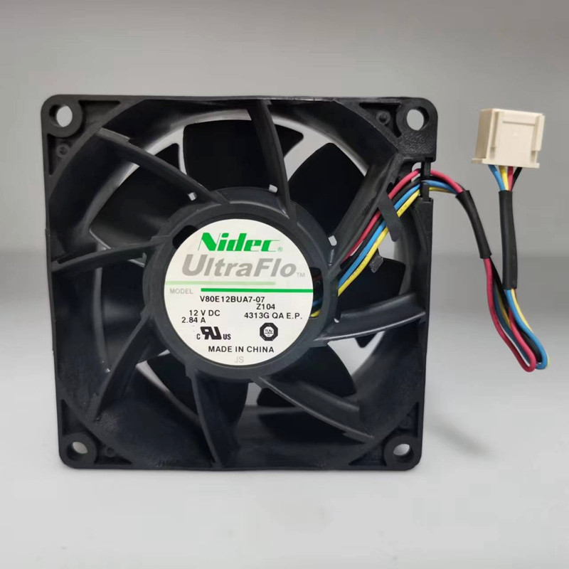 Nidec V80E12BUA7-07 DC12V 2.84A 8038 8cm 4pin Cooling Fan